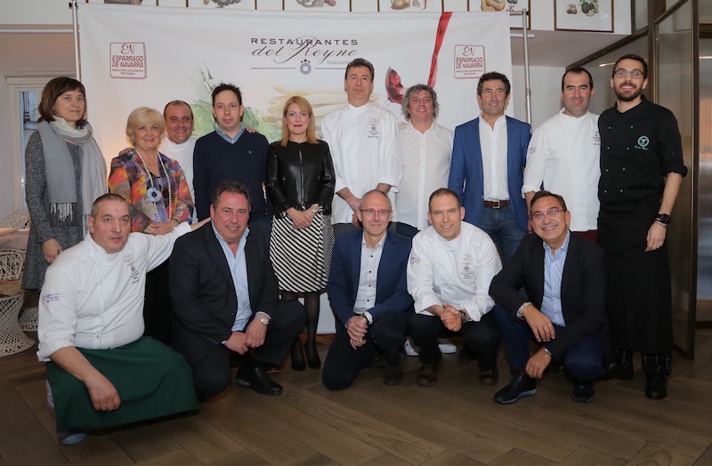 Se presenta en Madrid el primer Espárrago de Navarra de la temporada
